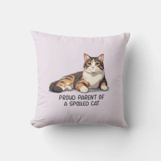 Drôle Coussin de chat - Fier parent d'un chat Spoc