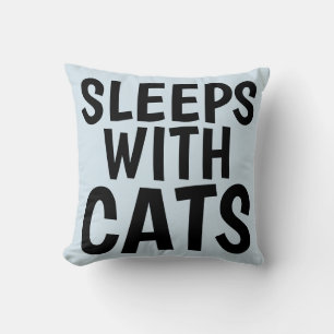 Drôle Coussins de chats, DORMIERS AVEC CHATS