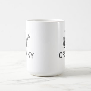 Drôle Cranky Fishing Reel Pun Mug Humours Pêcheurs