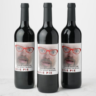 Drôle Cutie Étiquettes de vin à tarte !