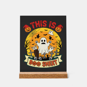 Drôle de Halloween Boo Sheet Fantôme Cimetière