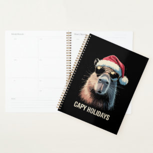 Drôle de Noël Capy Vacances Xmas Capybara