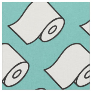 Drôle de papier hygiénique roulé motif de tissu