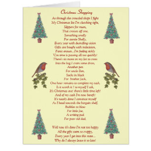 drôle de poème de noël robin et xmas arbre grande 