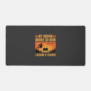 Drôle de professeur d'Halloween Balai cassé Design