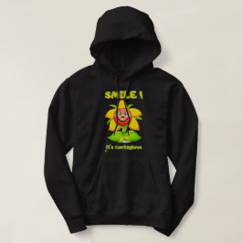 drôle de sweat - shirt à capuche "SMILE"