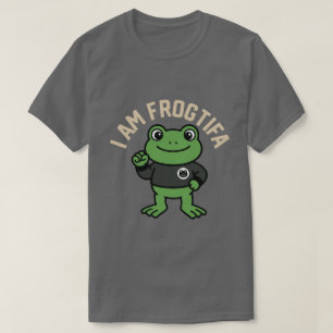 Drôle de T-shirt I AM FROGTIFA Portland Grenouille