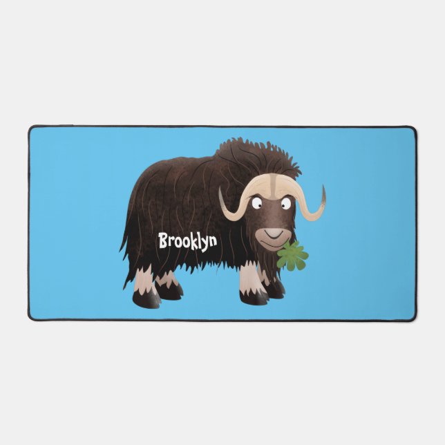 Drôle dessin animé de boeuf musqué (Recto)