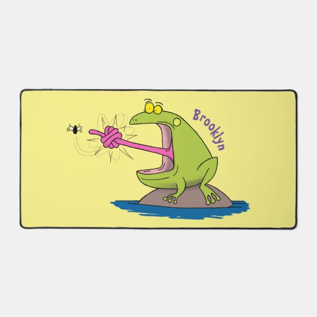 Drôle dessin animé de grenouille et mouche (Recto)