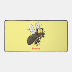 Drôle dessin animé d'insecte de la mouche à cheval