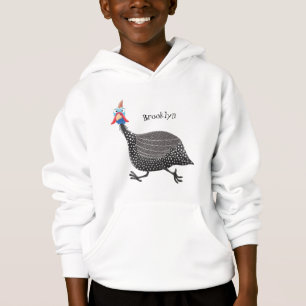 Drôle dessin animé d'oiseau de Guineafowl