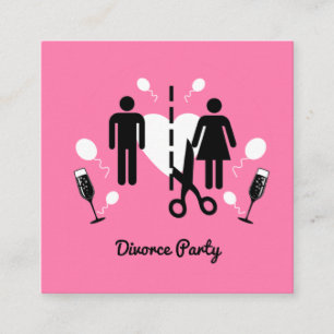 Drôle Divorce Invitations