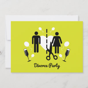 Drôle Divorce Invitations
