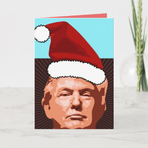 Drôle Donald Trump cartes de Noël CARTES