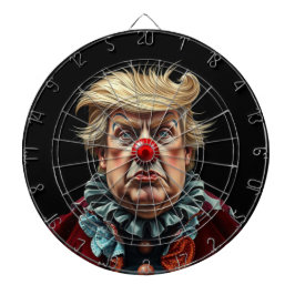 Drôle Donald Trump Cible de flechettes clown