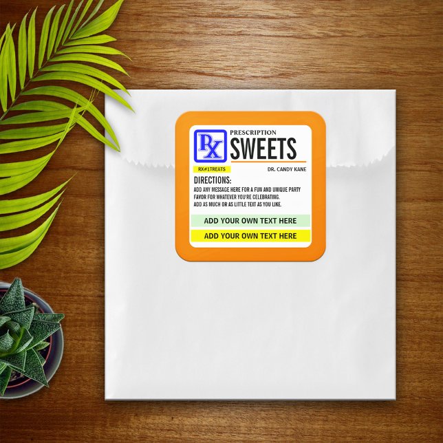 Drôle Étiquette de la force de prescription (Créateur téléchargé)