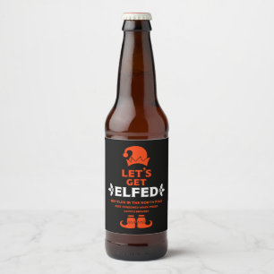 Drôle Étiquettes de la bière de Noël
