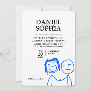 Drôle Faire-part de mariage Designs