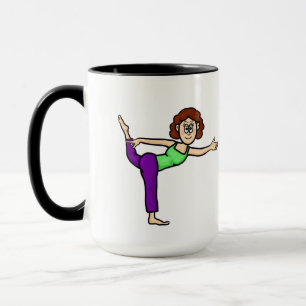Drôle Femmes Yoga Mug