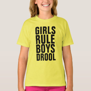 Drôle filles T-shirts enfants, FILLES GARÇONS DROO