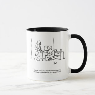 Drôle "Financial GPS" Business Mug Cadeau