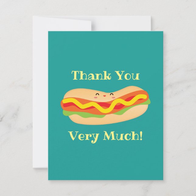 Drôle Frank Vous Humoristique Hot Dog Pun Merci (Devant)