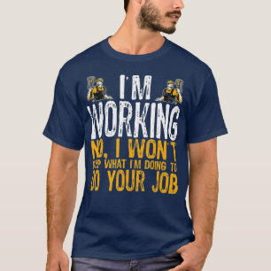 Drôle Gardien Tshirt Im Gardien de travail