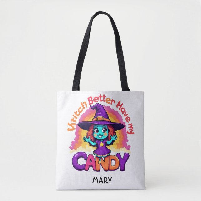 Drôle Halloween ruse ou sac cadeau (Devant)