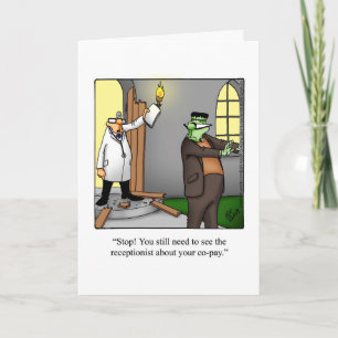 Drôle Happy Halloween Carte de voeux