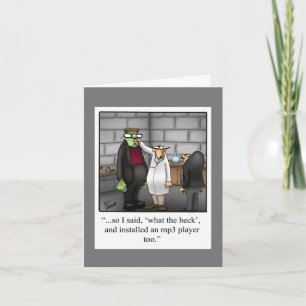 Drôle Happy Halloween Carte de voeux