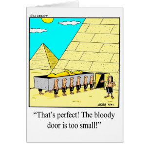Drôle Happy King Tut Day Card