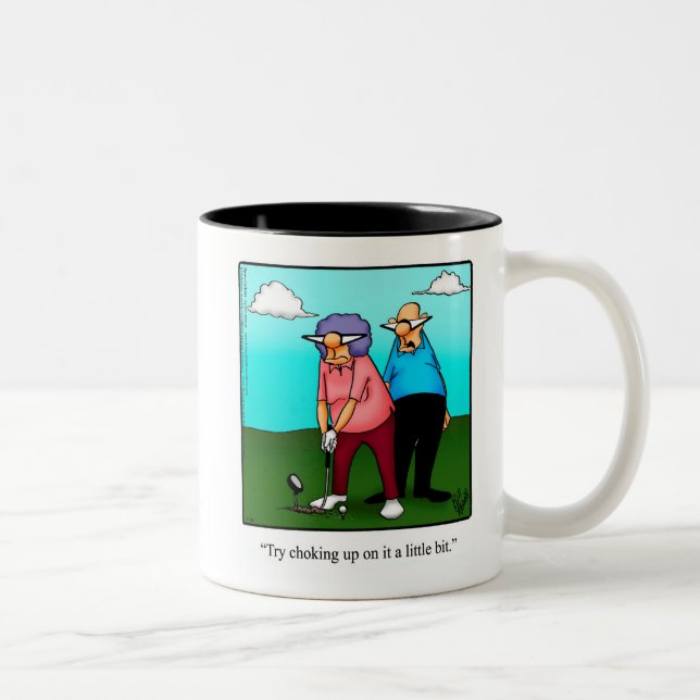 Drôle Humour de golf cadeau Mug (Droit)