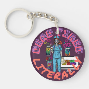 Drôle Humour foncé "Morte Tired Literally" Cadeau