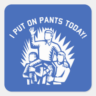 Drôle j'ai mis dessus des autocollants de pantalo