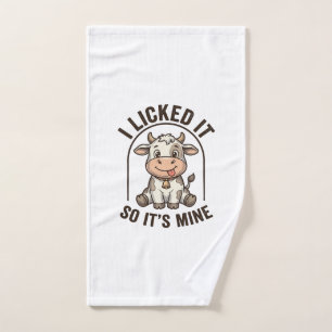 Drôle Je L'ai Léché Vache Design De Chemise De Fer