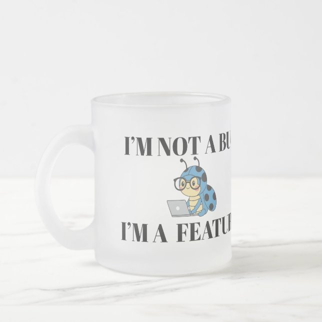 Drôle Je vois Dead Code Programmer Mug (Gauche)