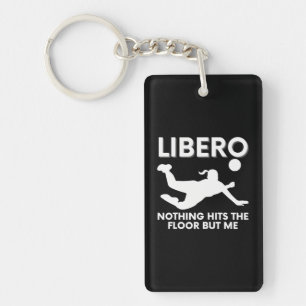 Drôle joueur de volley-ball Libero