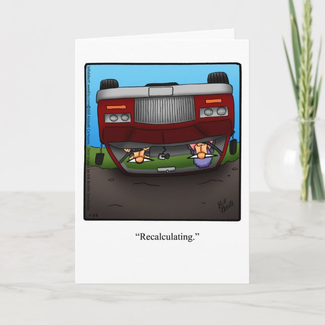 Drôle Joyeux Anniversaire Carte de voeux "Spectick (Devant)