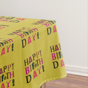 Drôle joyeux anniversaire nappe de pique-nique