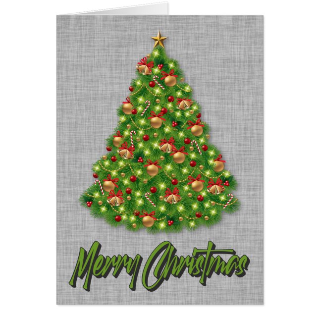 Drôle "Kill a Tree for Jesus" Joyeuse carte de Noë (Devant)