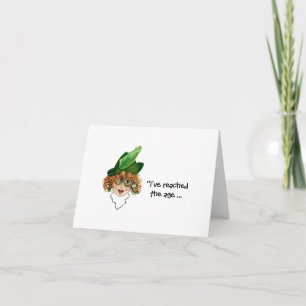 Drôle, la carte de pensée du train de la dame luna