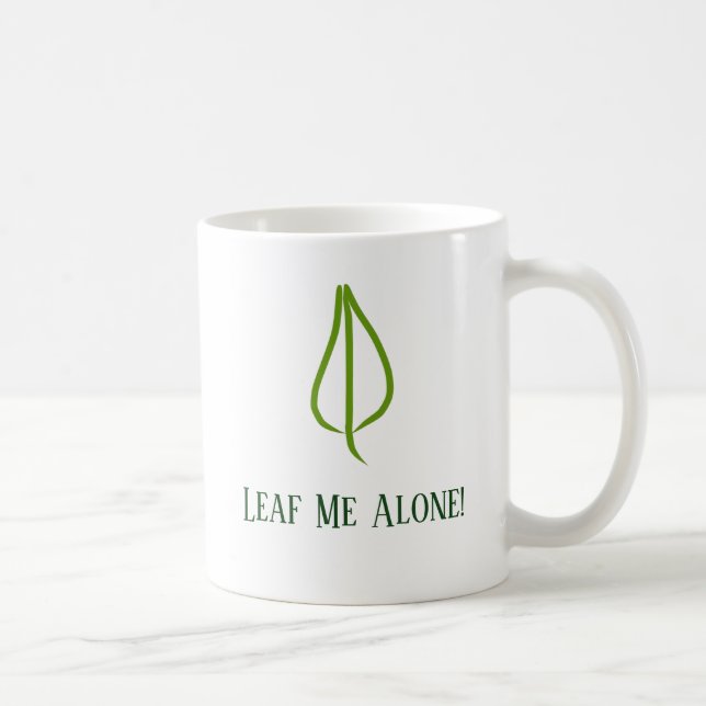 Drôle "Laisse-moi seul !" mug (Droite)