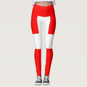 Drôle Leggings flag Suisse   Super Noël