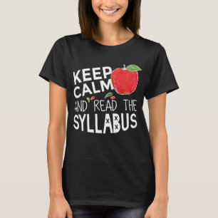 Drôle lisez le professeur T-Shirt d'université d