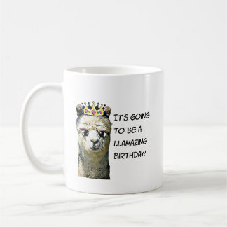 Drôle Llama Anniversaire Mug
