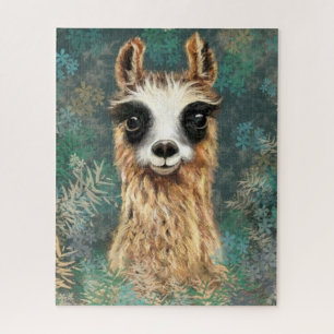 Drôle Llama Jigsaw Puzzle