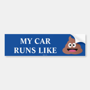 Drôle Ma Voiture Fonctionne Comme Un Sticker De Bu