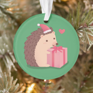 Drôle Messy Joyeux Hérisson de Noël Salle Enfants