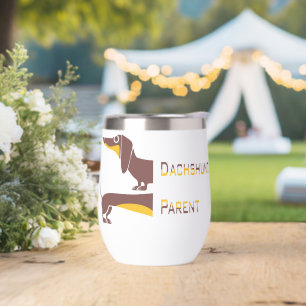 Drôle mignon dachshund pour parent chien long