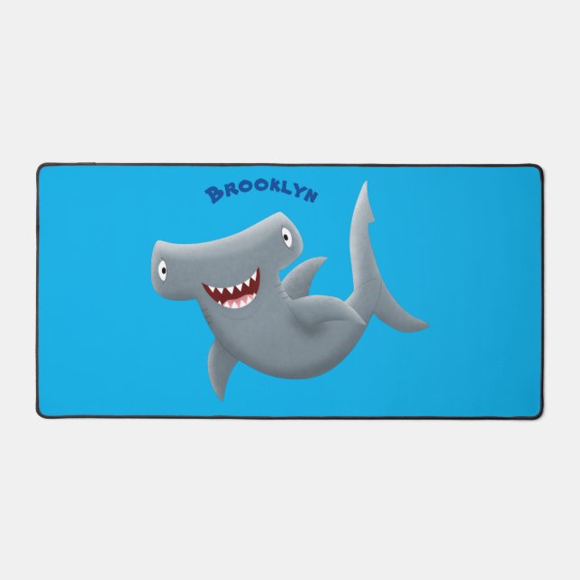 Drôle mignon requin marteau dessin animé (Recto)